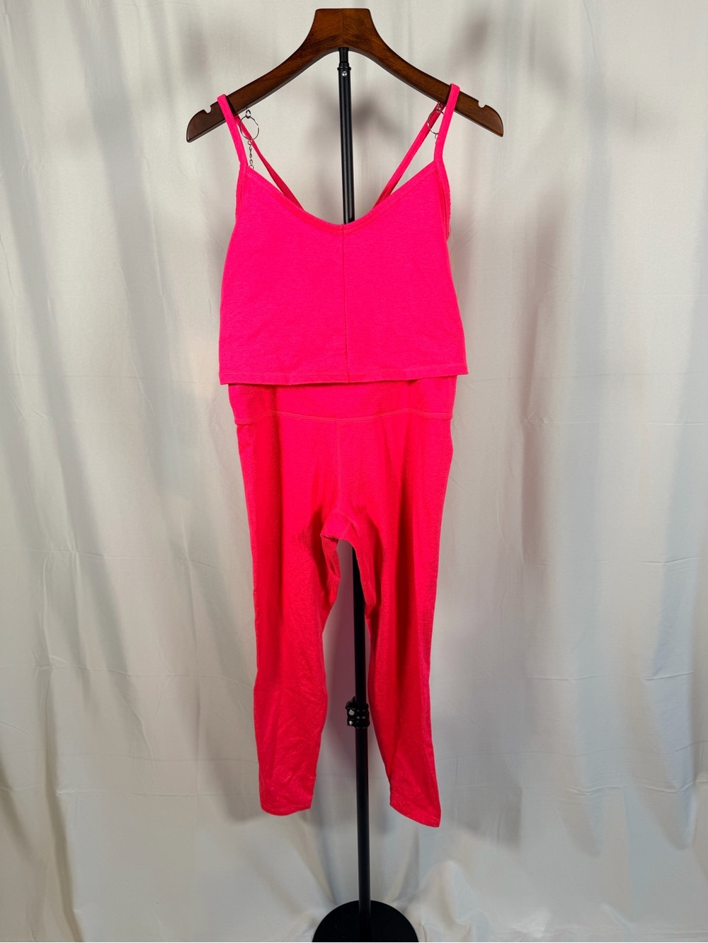 All in Motion Cozy Heathered Pink tank and legging set *tank XL legging Large